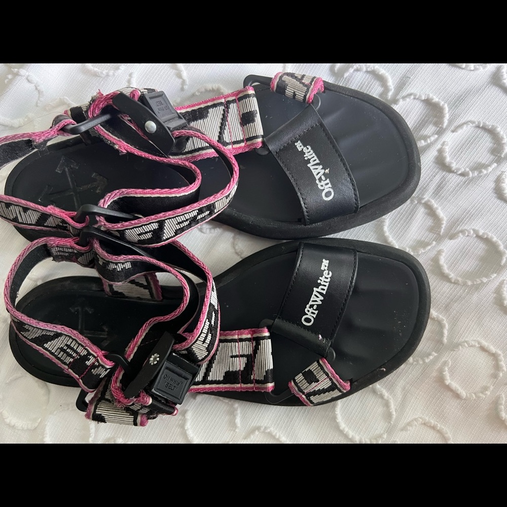 Off white sandals
